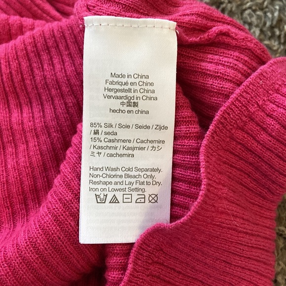 J Crew Silk/Cashmere Blend Ruffle Crop Button Front Short Sleeve Cardigan - Picture 7 of 10